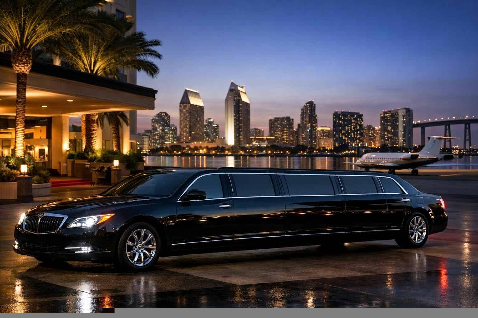 National City CA Black Limo Rental