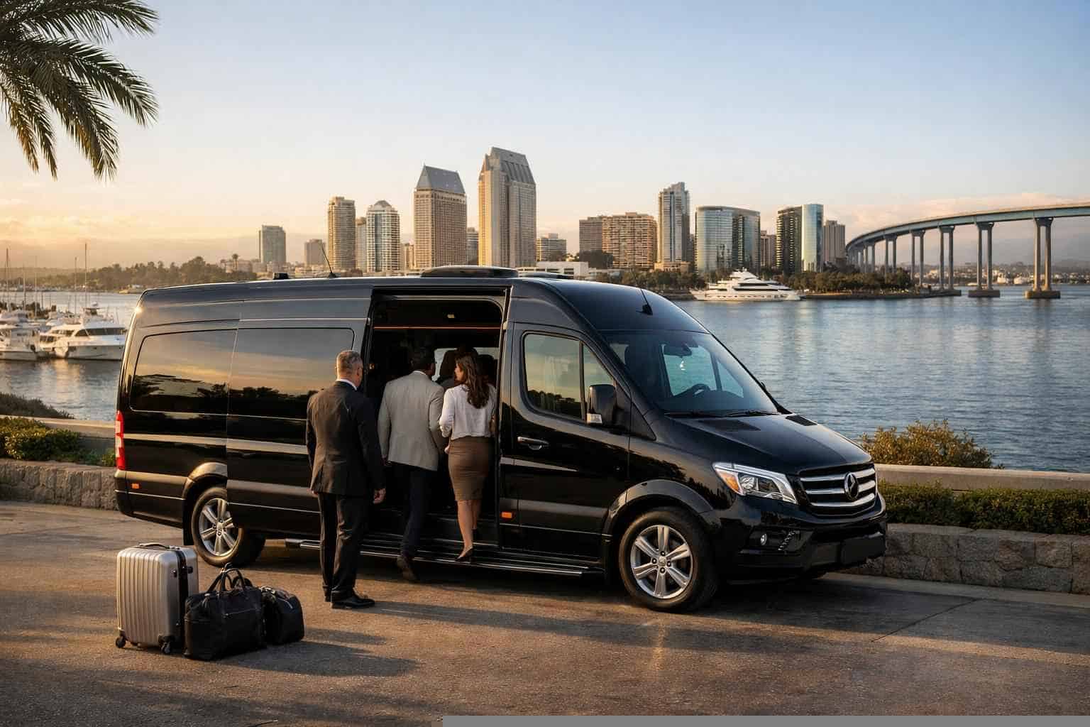 National City CA Passenger Van with Driver