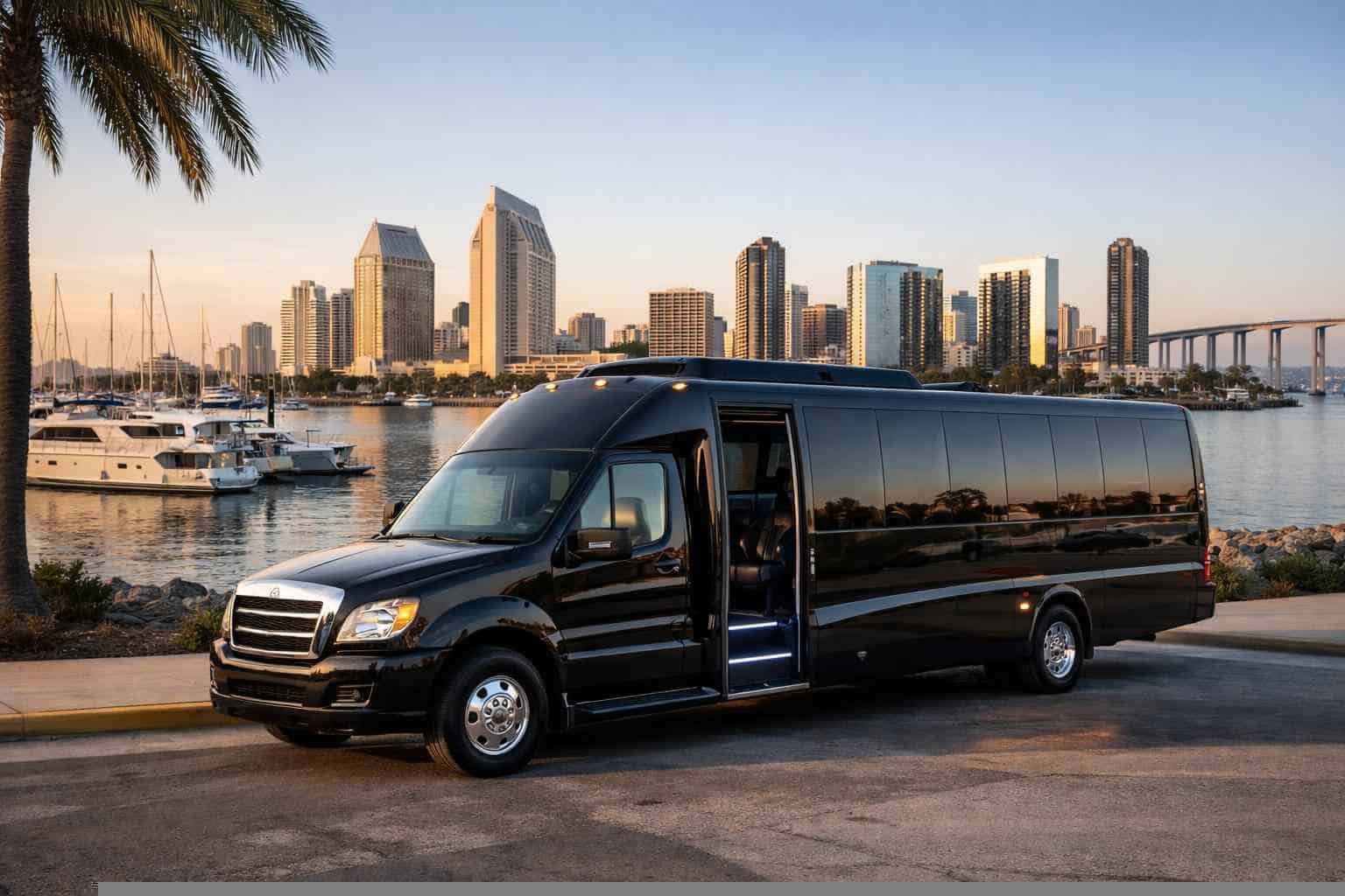 National City CA Shuttle Bus Rental
