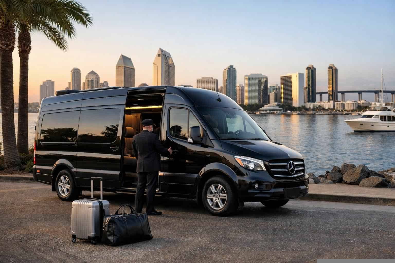 National City CA Sprinter Van Rental with Driver