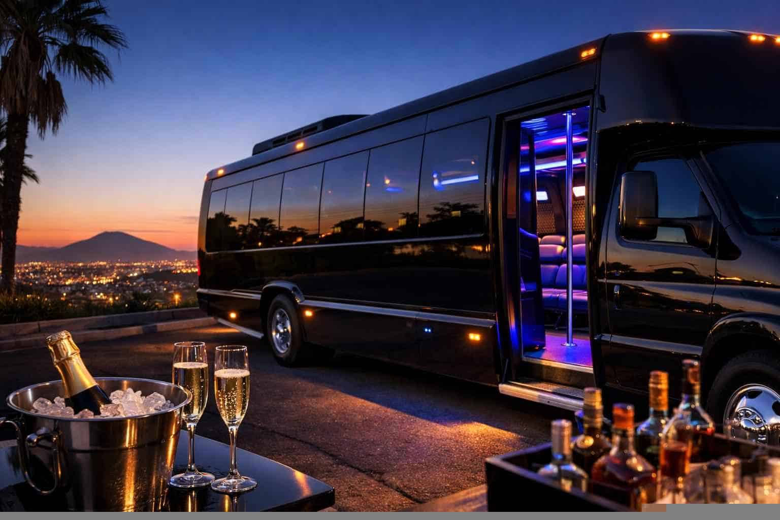 Party Bus Rental Near Me La Mesa CA