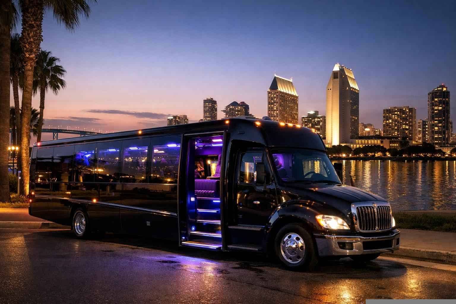 Party Bus Rental Near Me National City CA