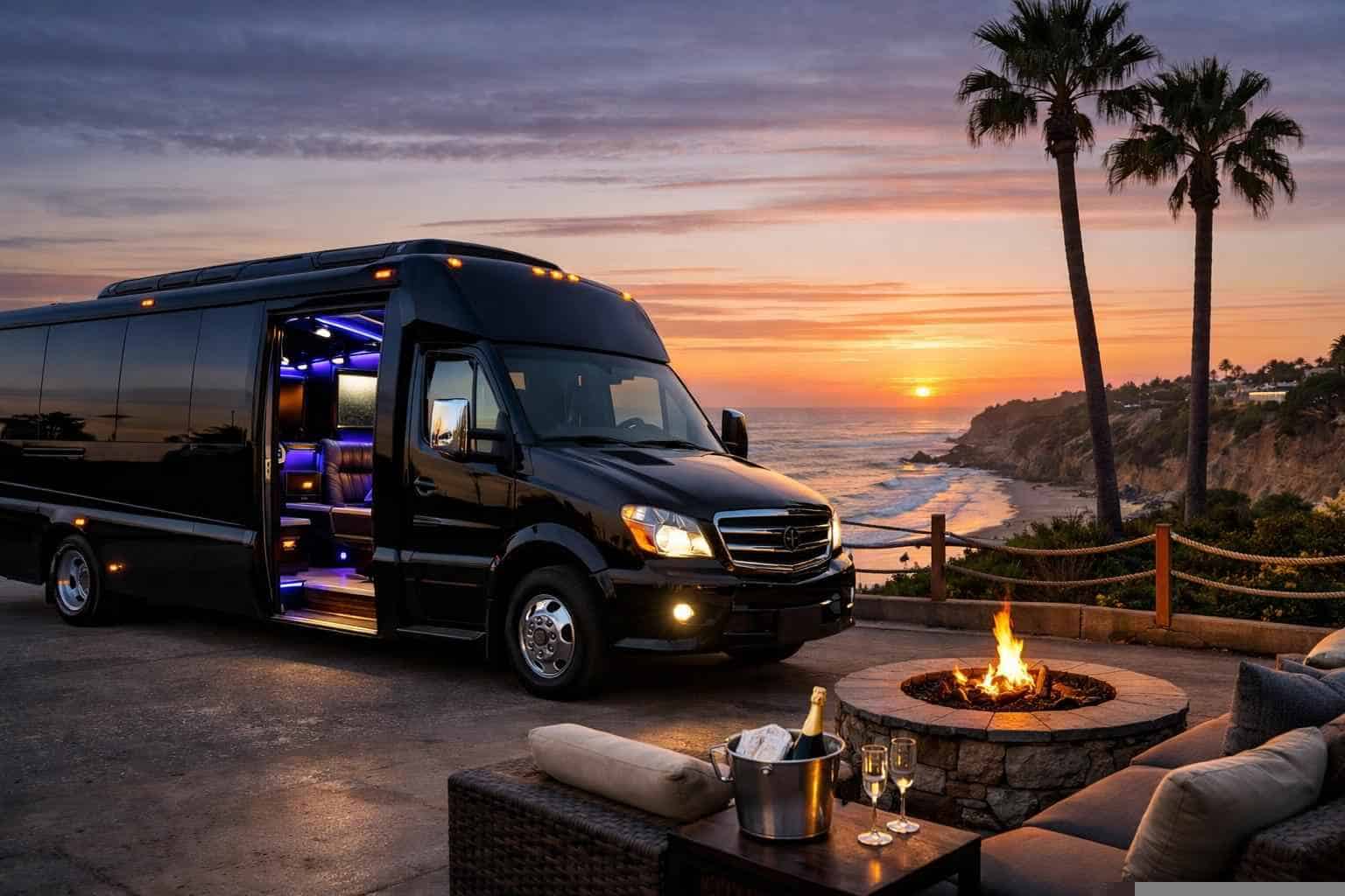 Party Bus Rental Near Me Solana Beach CA