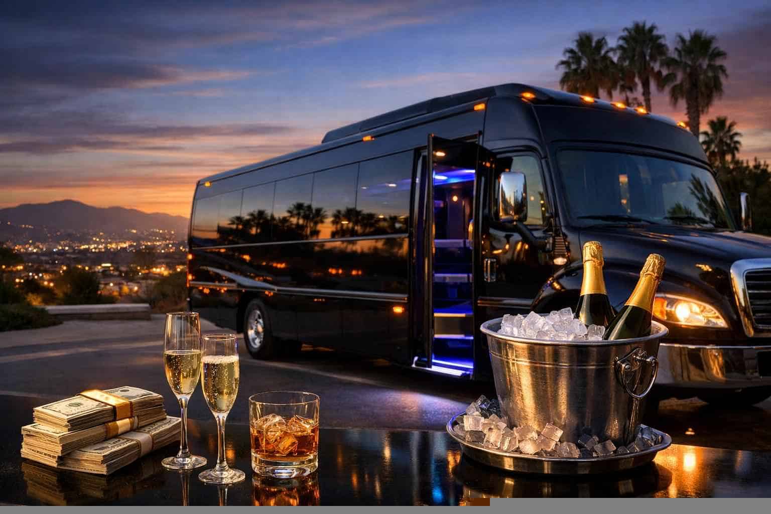 Party Bus Rental Prices in El Cajon CA