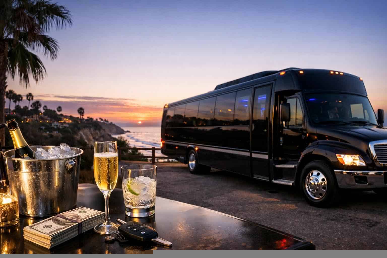 Party Bus Rental Prices in Encinitas CA