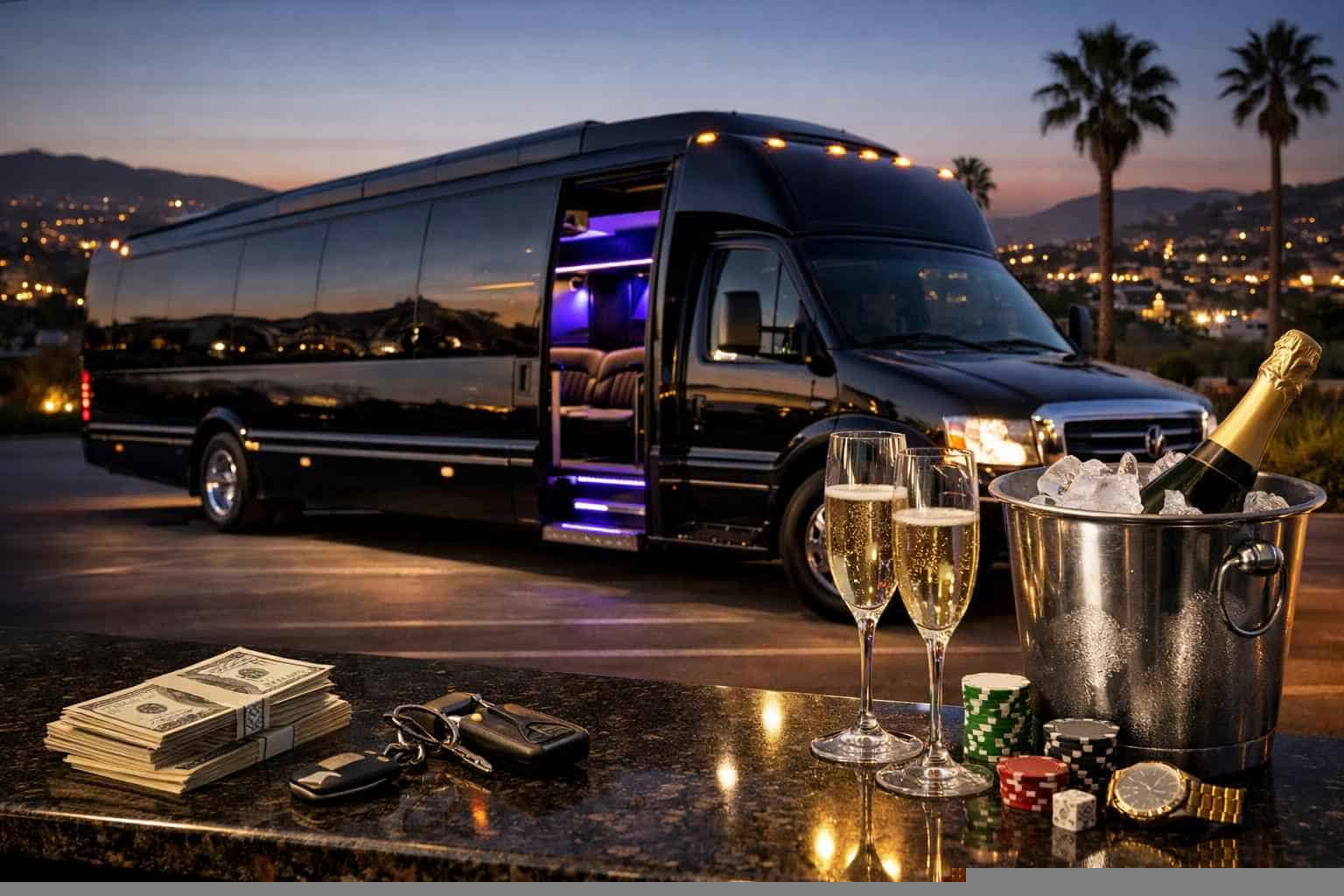 Party Bus Rental Prices in Escondido CA
