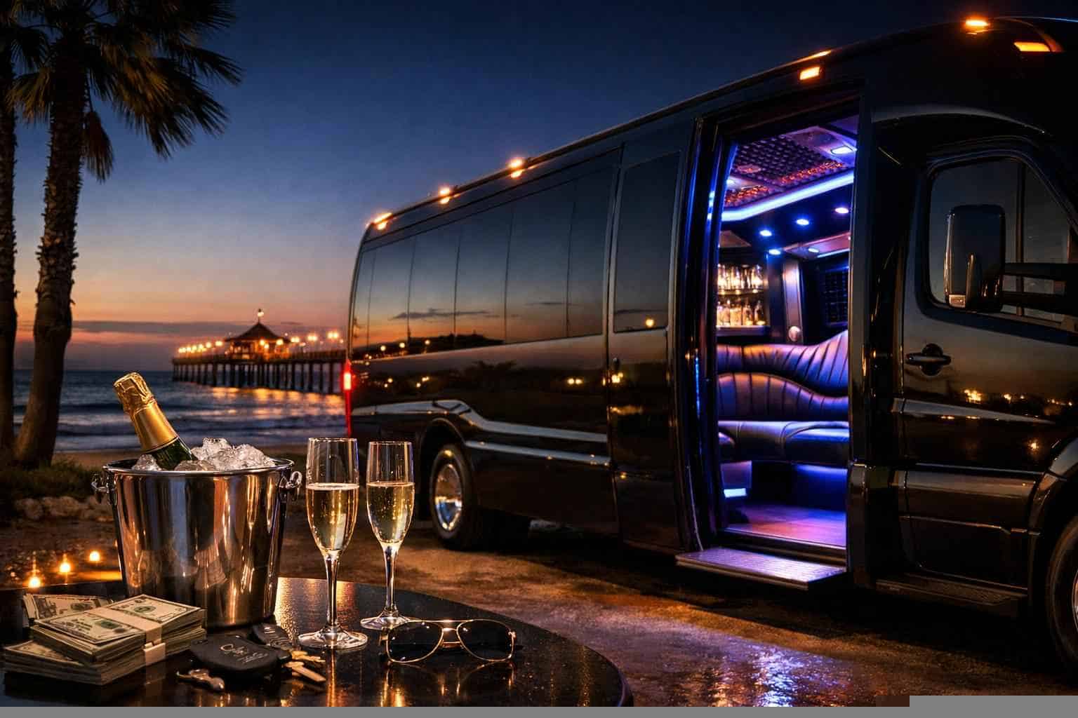 Party Bus Rental Prices in Imperial Beach CA