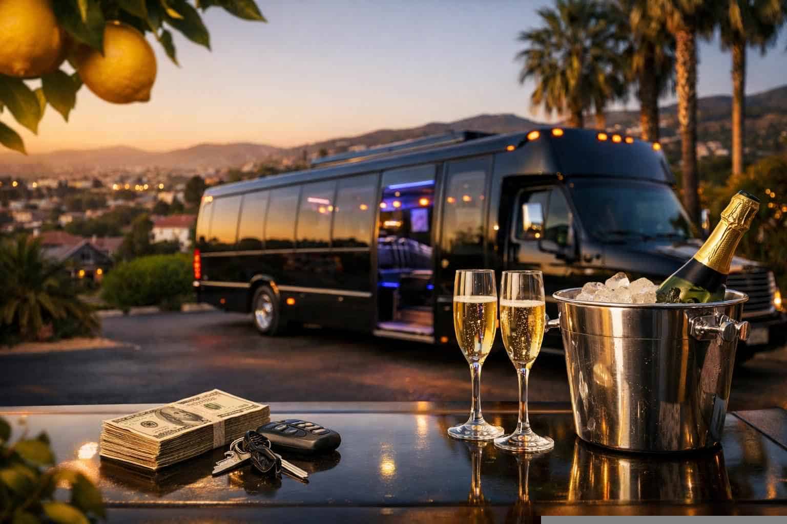 Party Bus Rental Prices in Lemon Grove CA