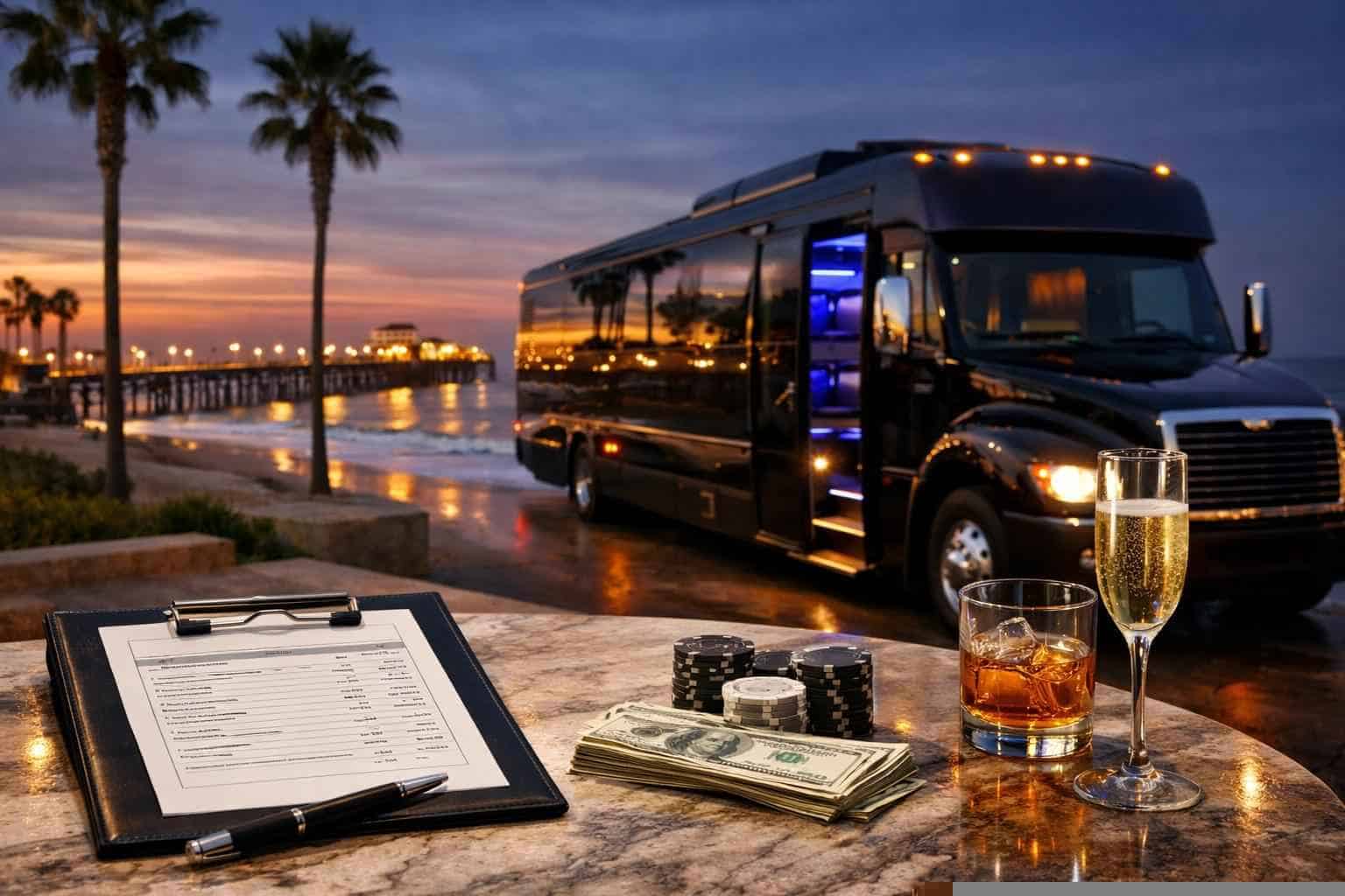 Party Bus Rental Prices in Oceanside CA