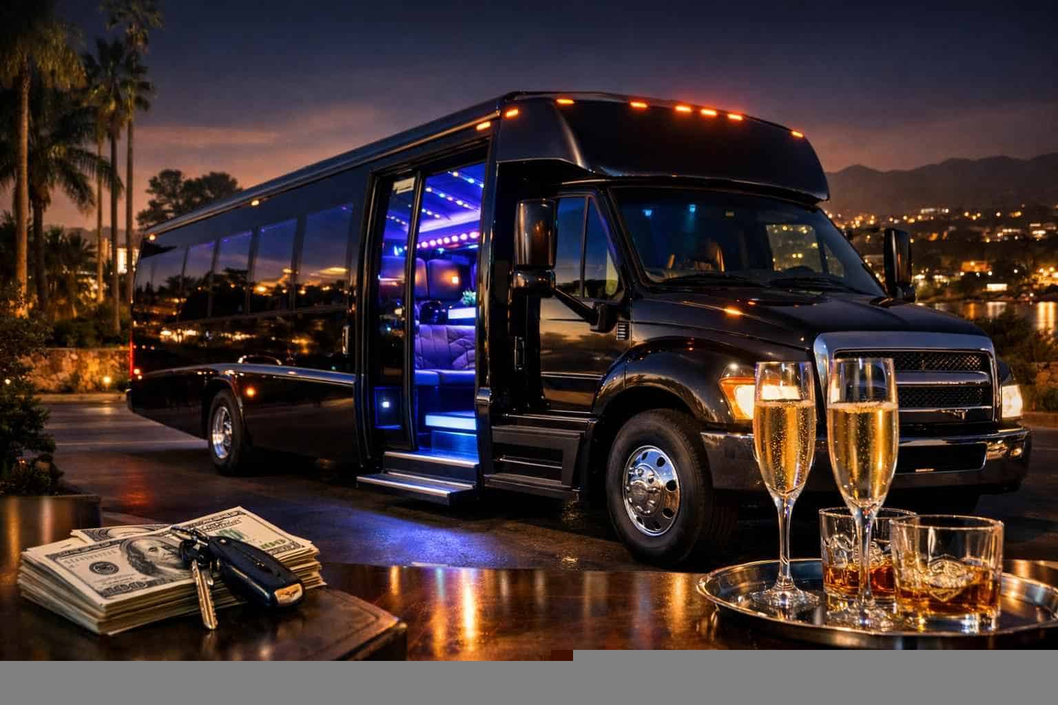 Party Bus Rental Prices in San Marcos CA