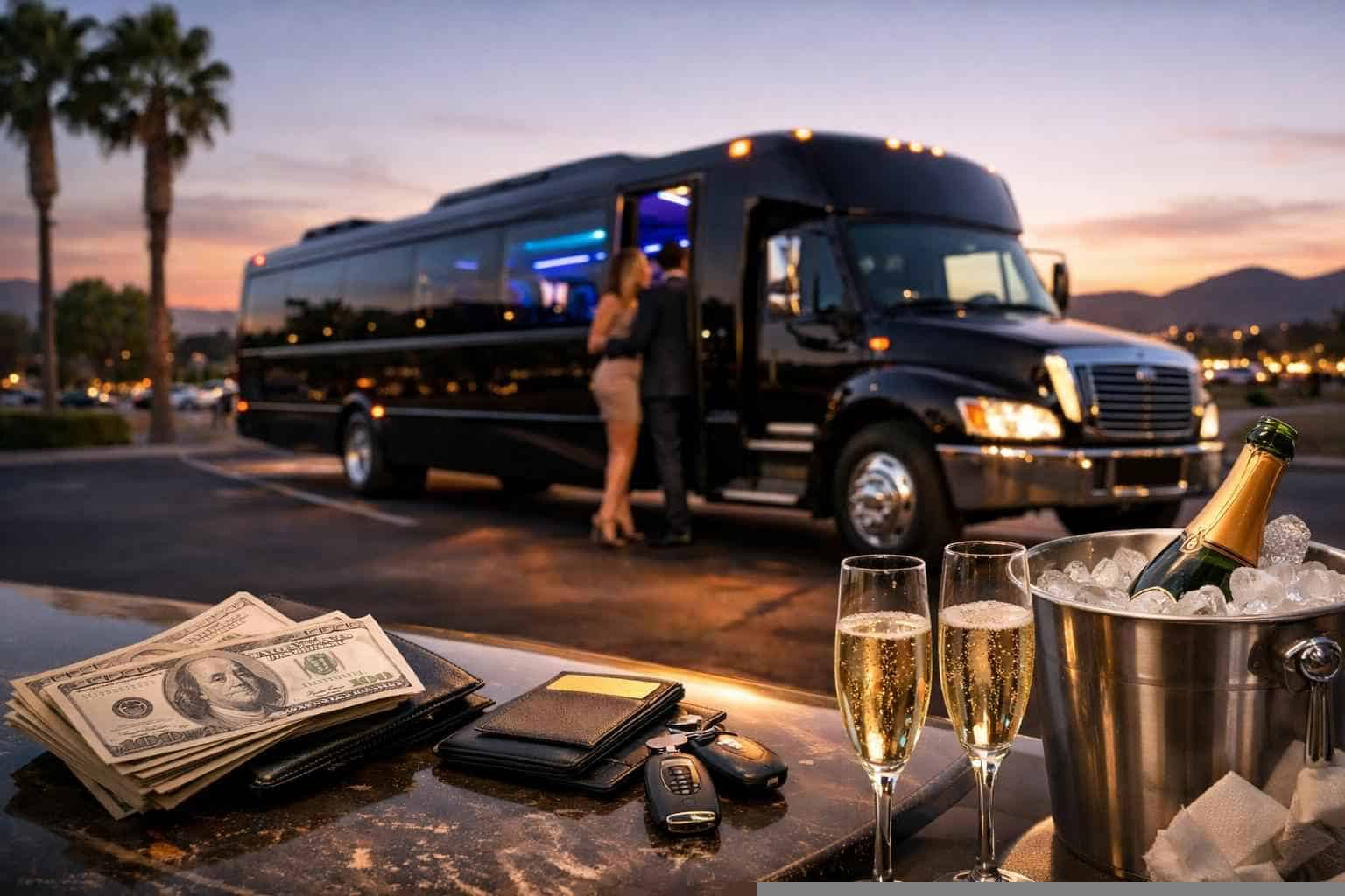 Party Bus Rental Prices in Santee CA