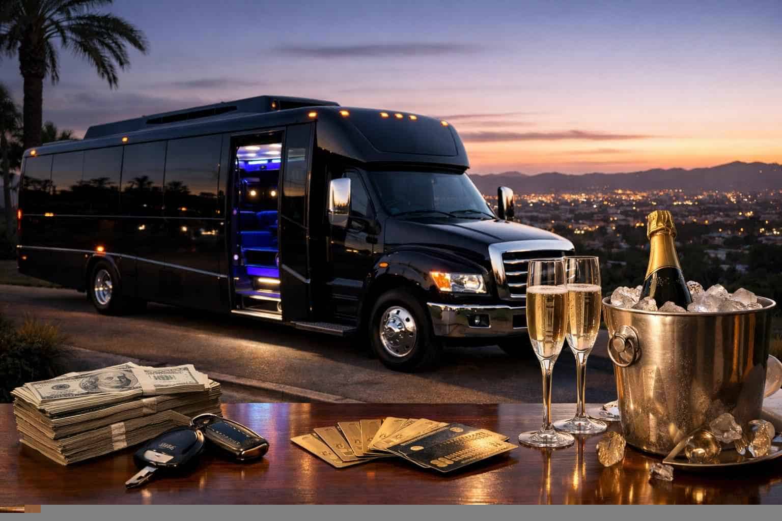 Party Bus Rental Prices in Vista CA