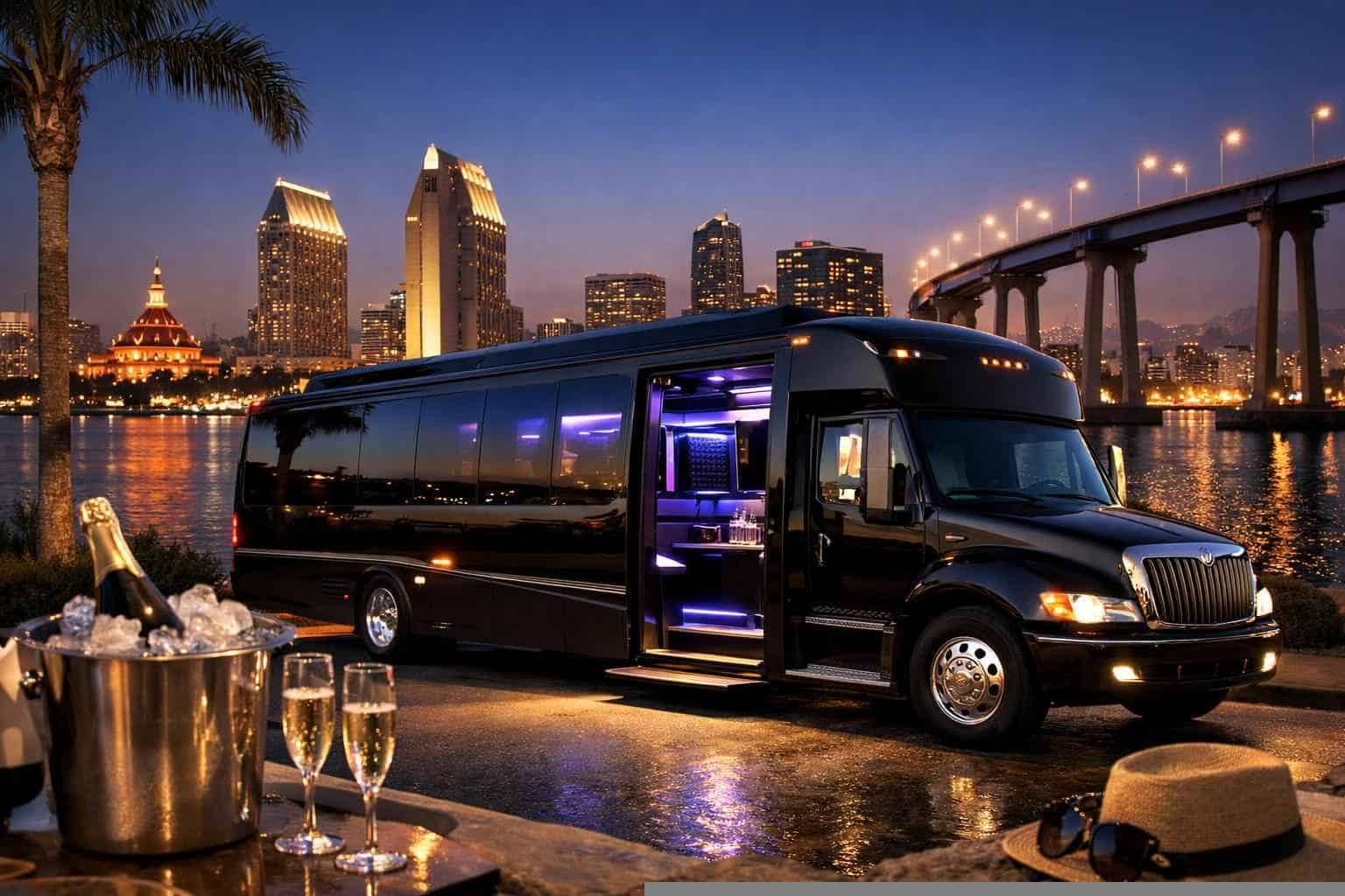 Party Bus Rental Services in Coronado