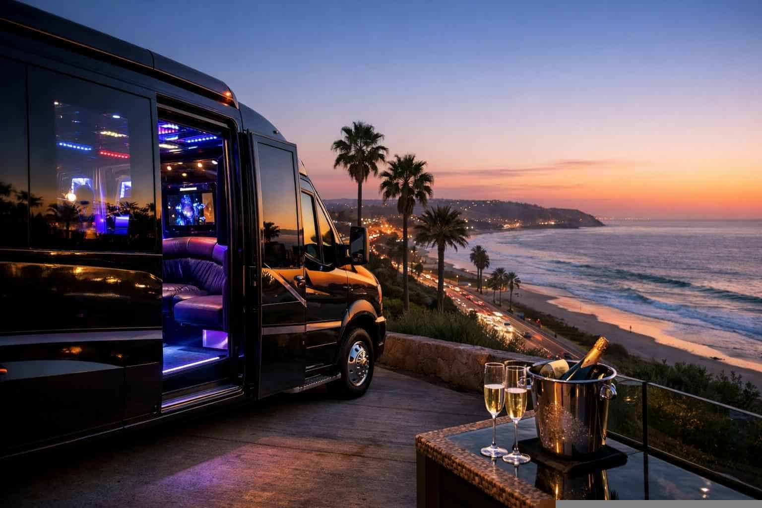 Party Buses in Del Mar California