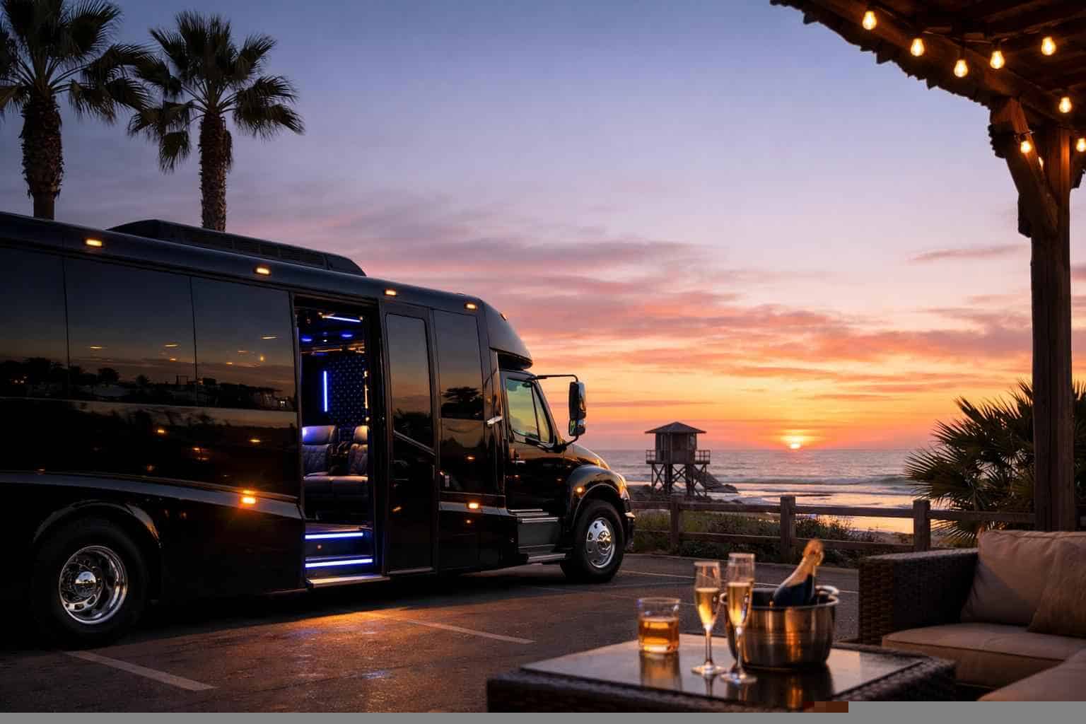 Party Buses in Solana Beach California