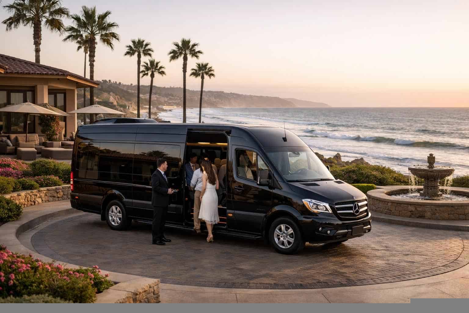 Passenger Van with Driver Near Me Del Mar CA