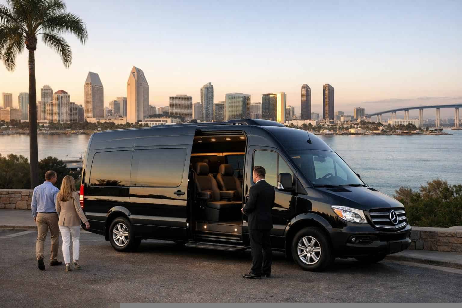 Passenger Van with Driver Near Me San Diego CA