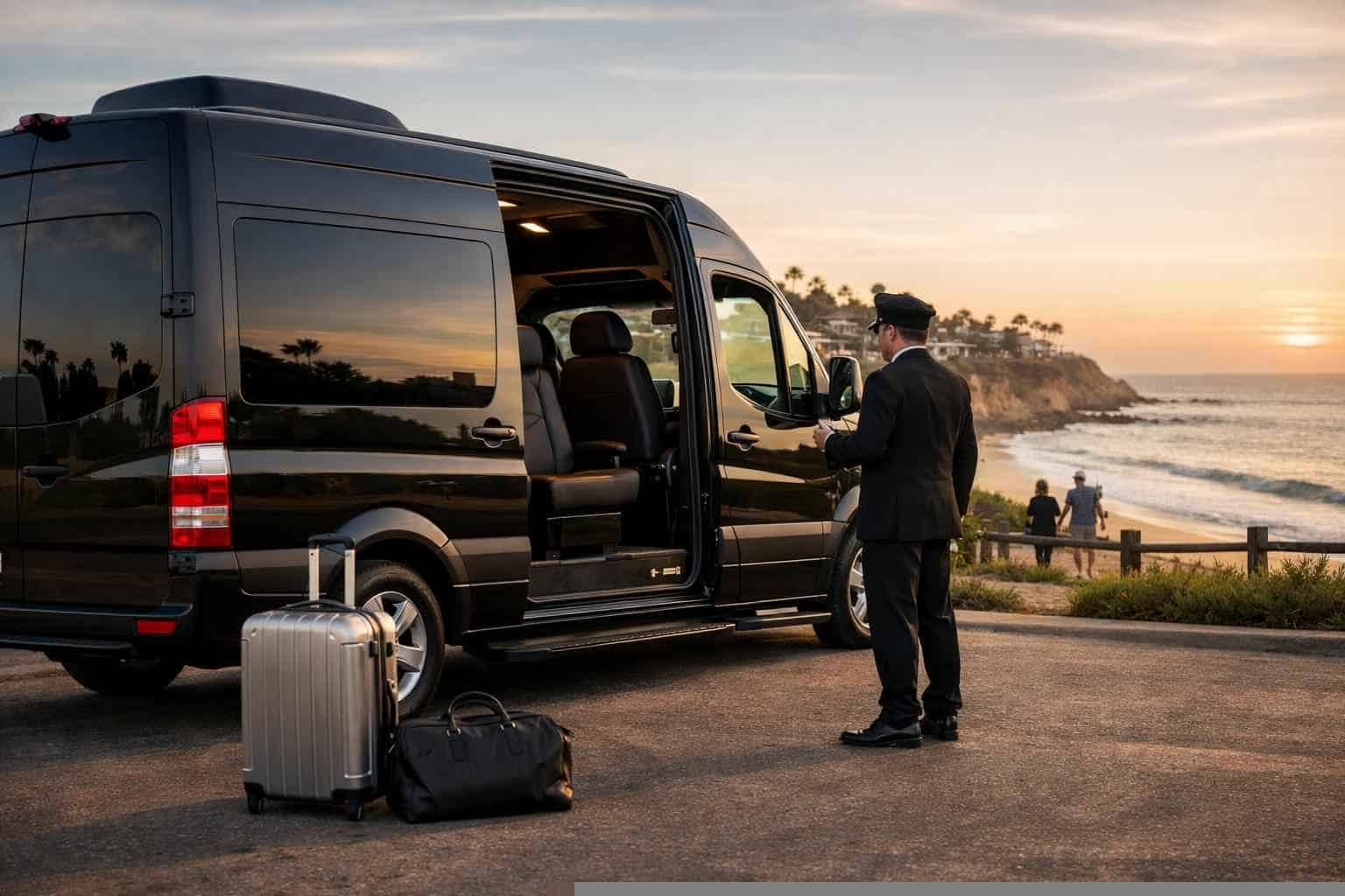 Passenger Van with Driver Near Me Solana Beach CA