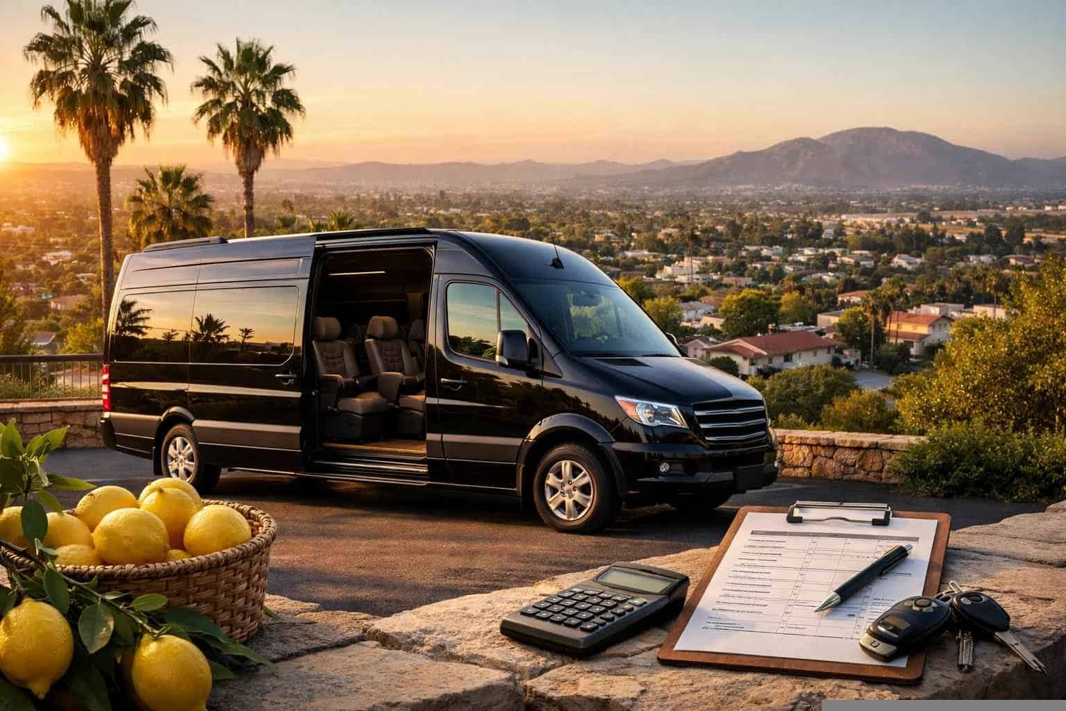 Passenger Van with Driver Prices in Lemon Grove CA