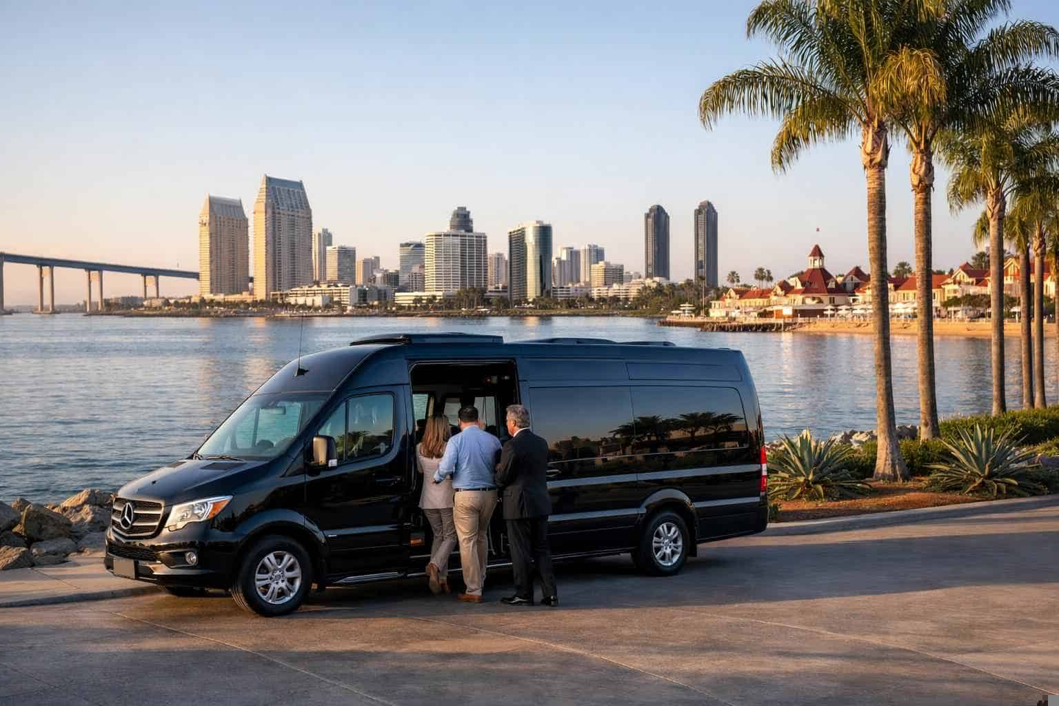 Passenger Van With Driver Services In Coronado