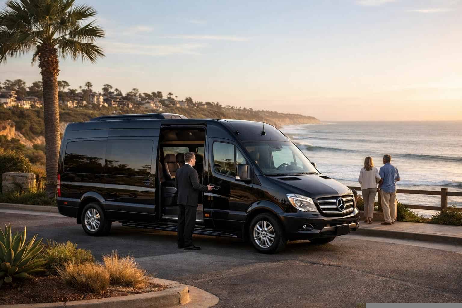 Passenger Van with Driver Services in Del Mar
