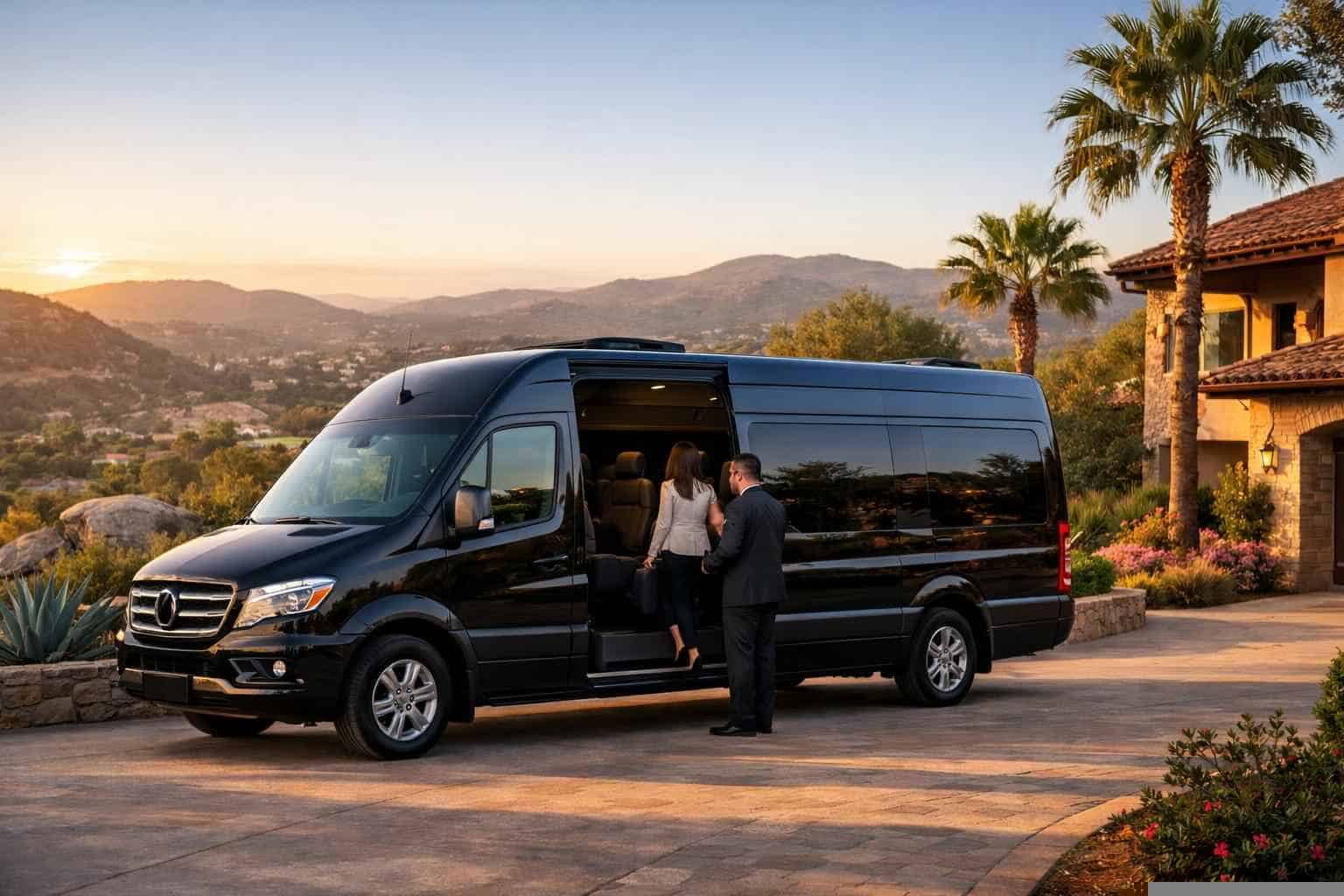 Passenger Van with Driver Services in Escondido