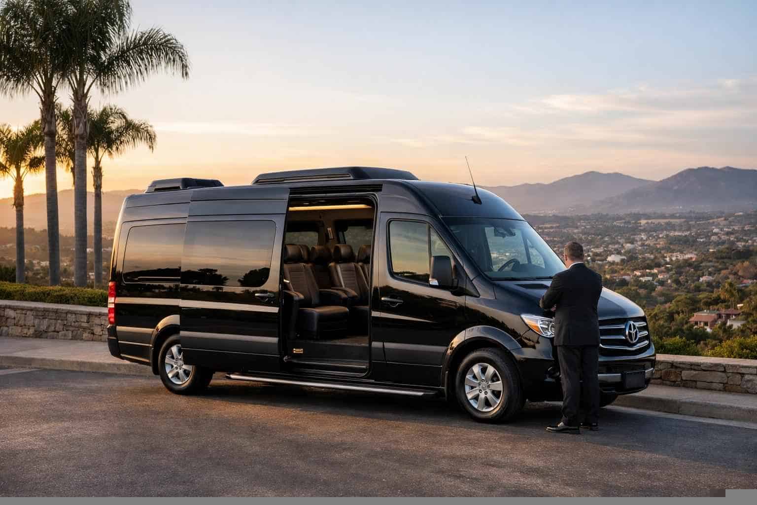 Passenger Van with Driver Vista CA