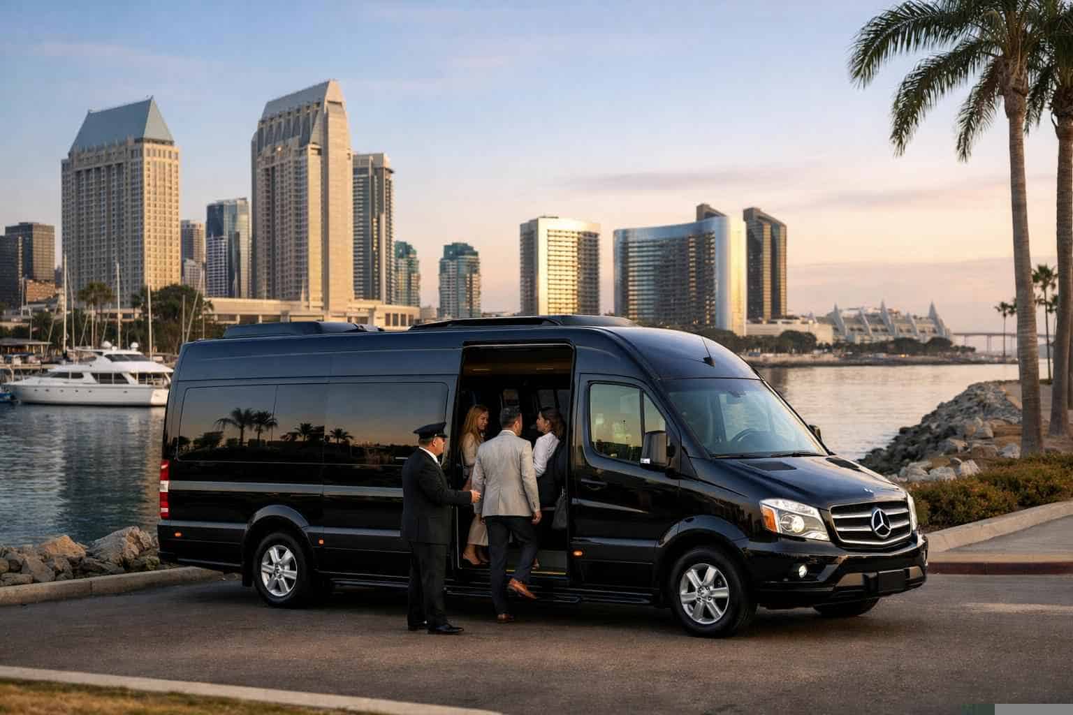 Passenger Vans with Driver in San Diego California