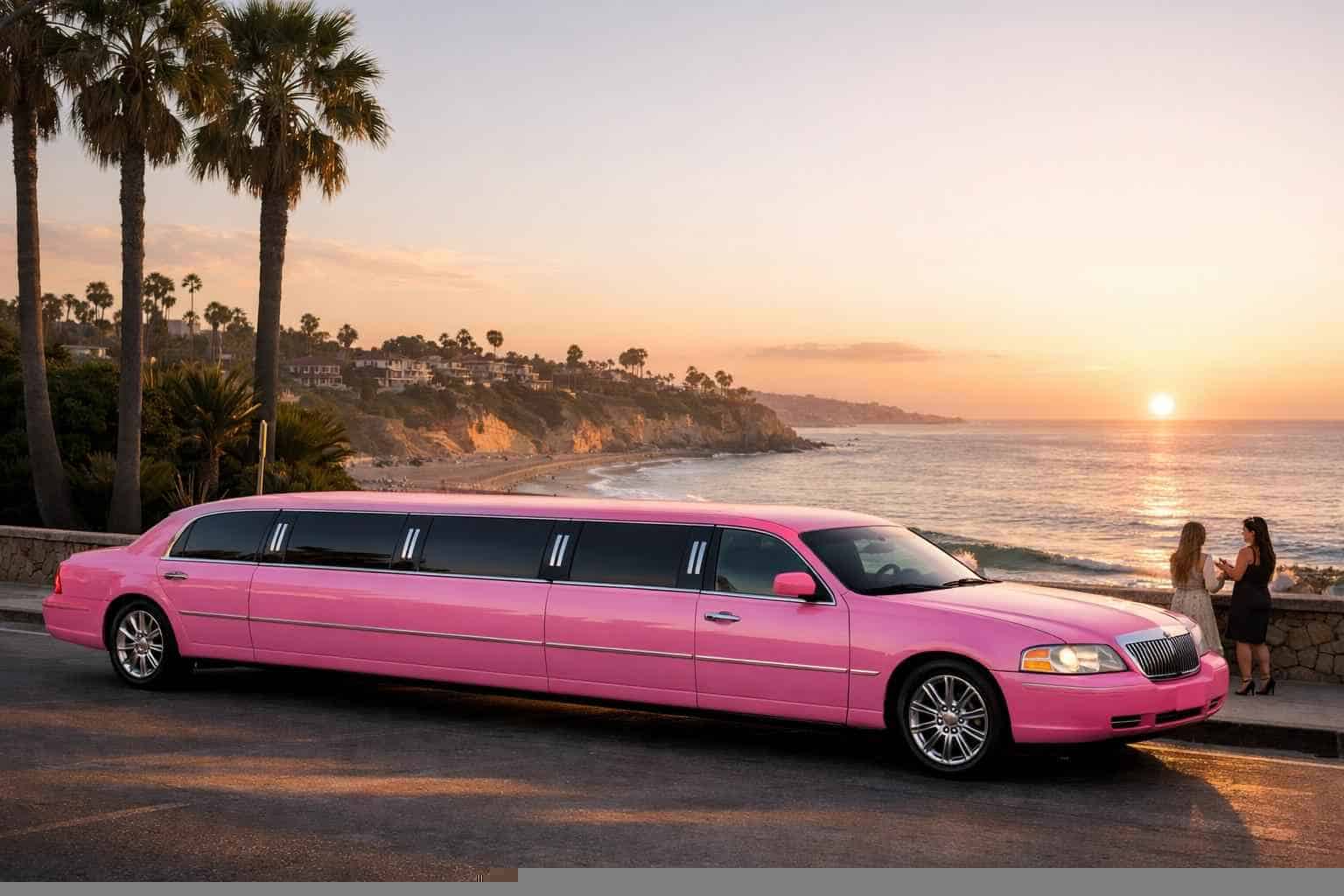 Pink Limo Rental Del Mar CA