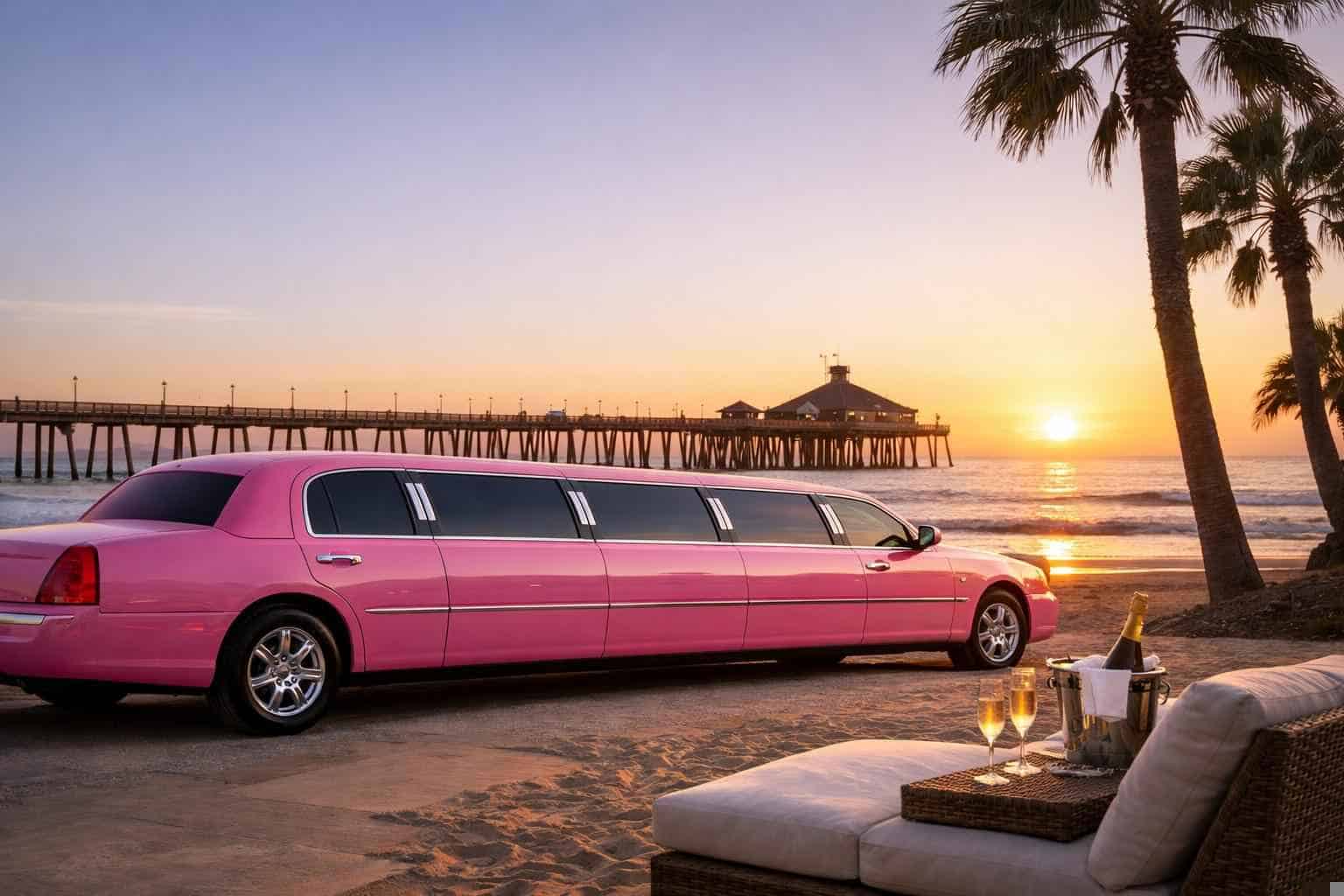 Pink Limo Rental Imperial Beach CA