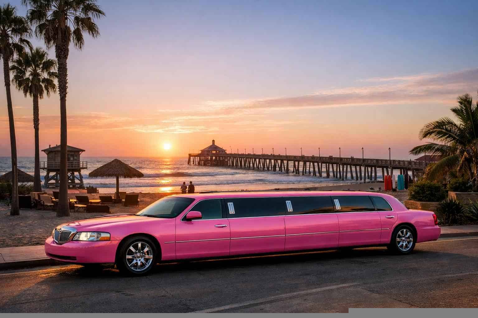 Pink Limo Rental Near Me Imperial Beach CA