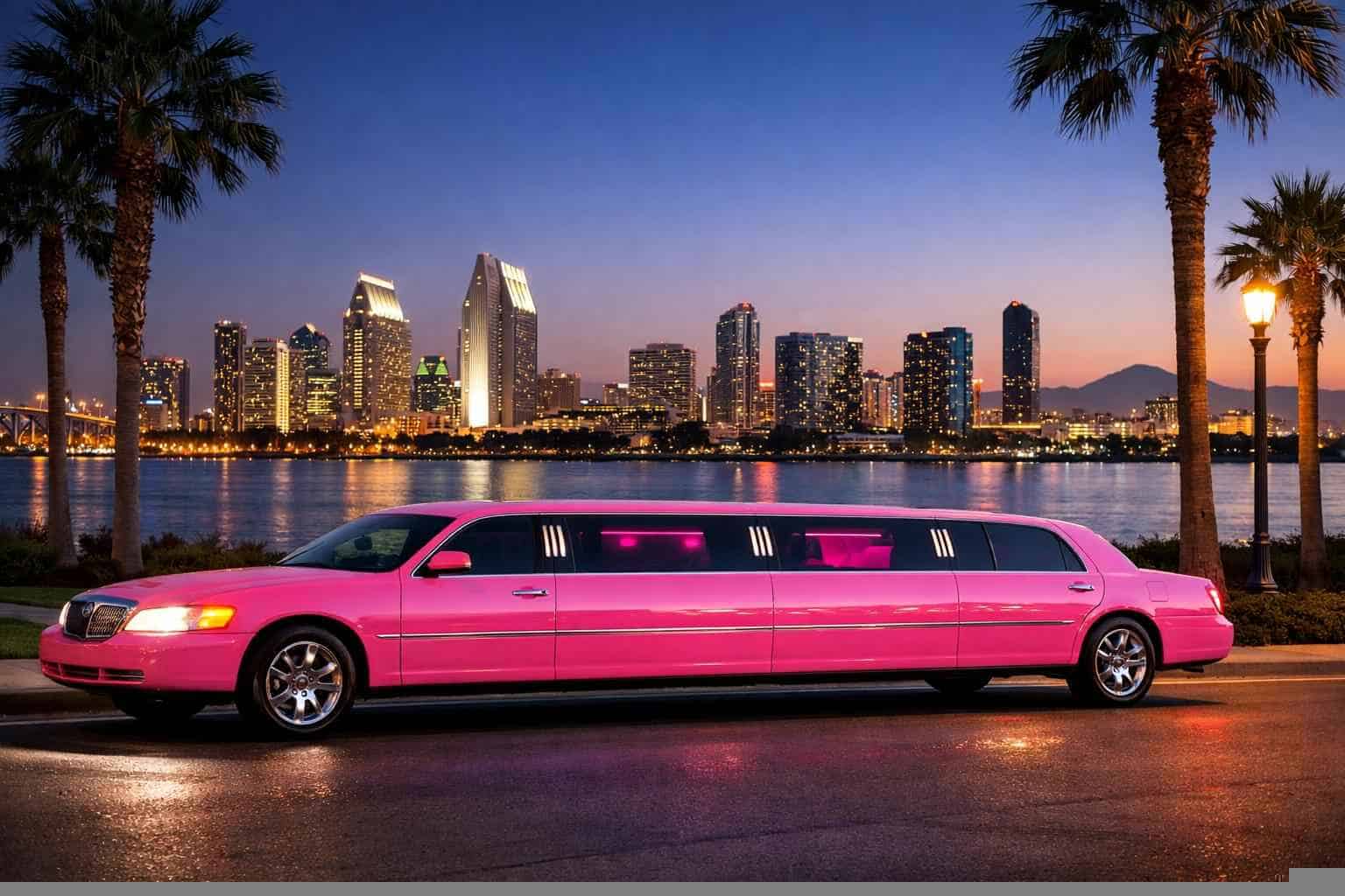 Pink Limo Rental Near Me National City CA