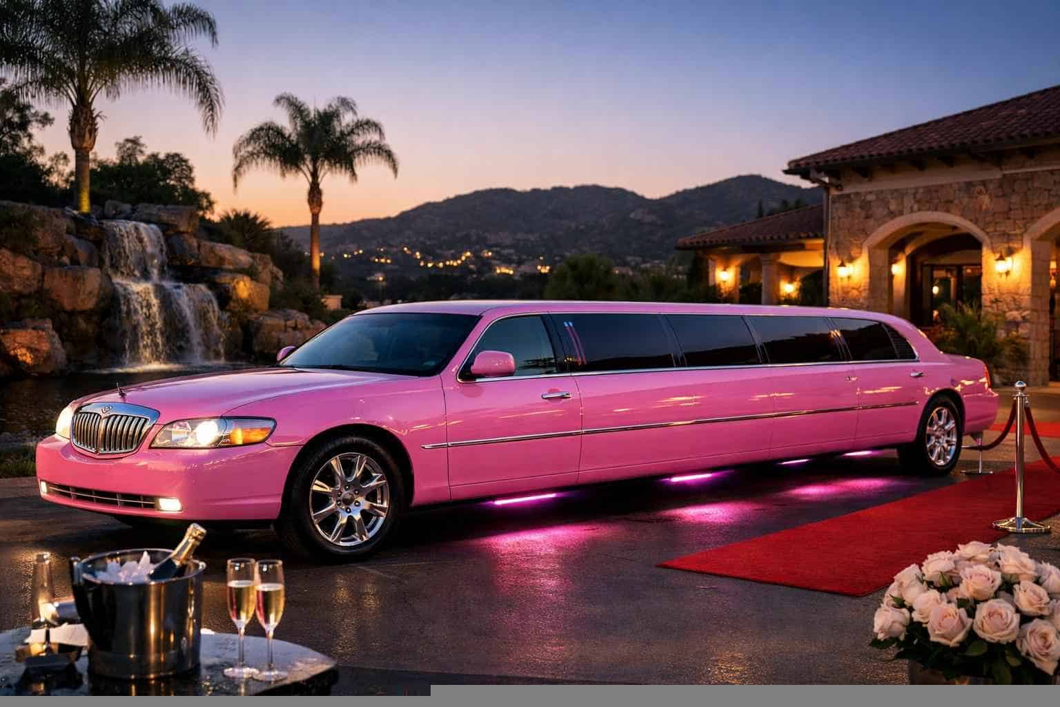 Pink Limo Rental Near Me Poway CA