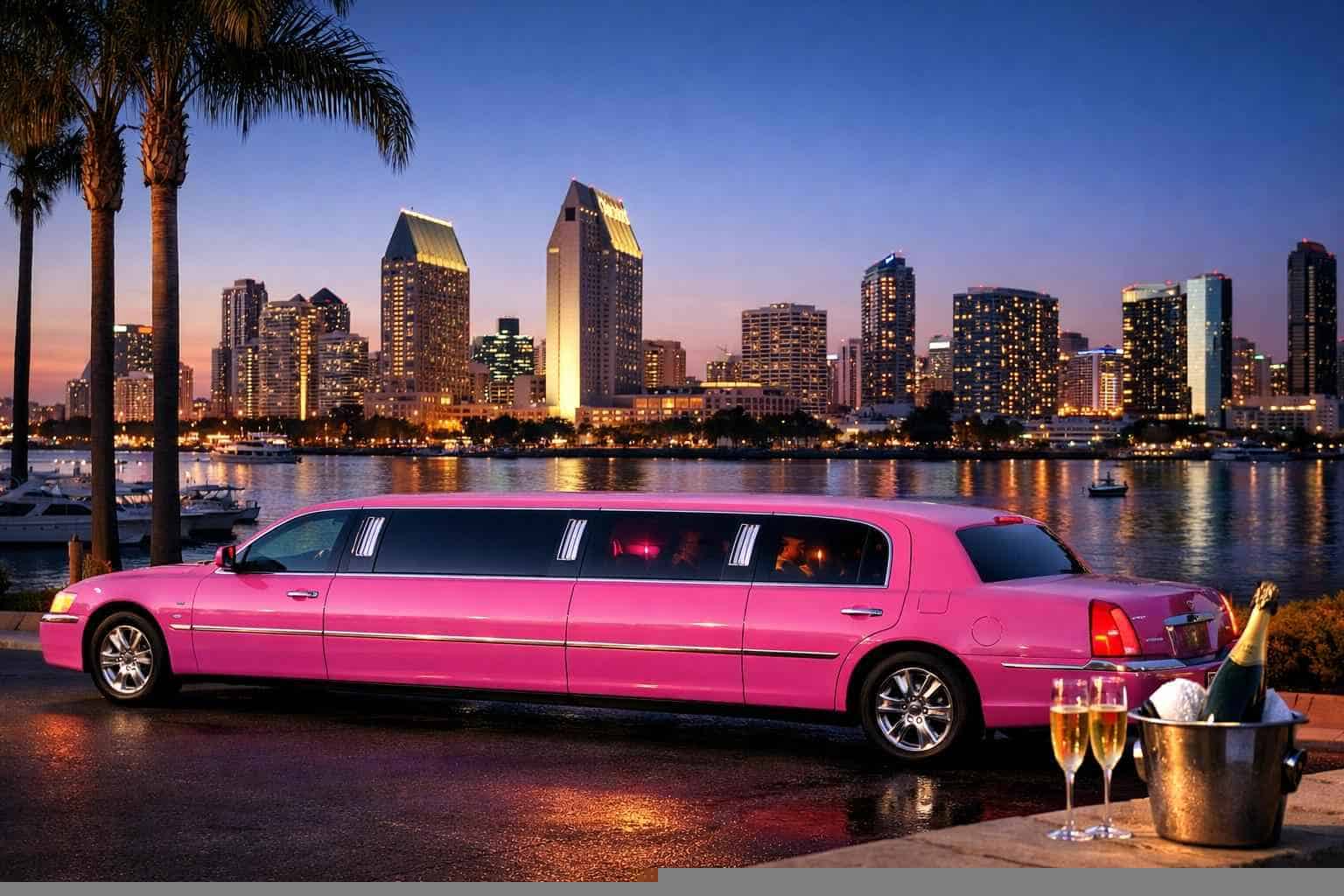 Pink Limo Rental Near Me San Diego CA