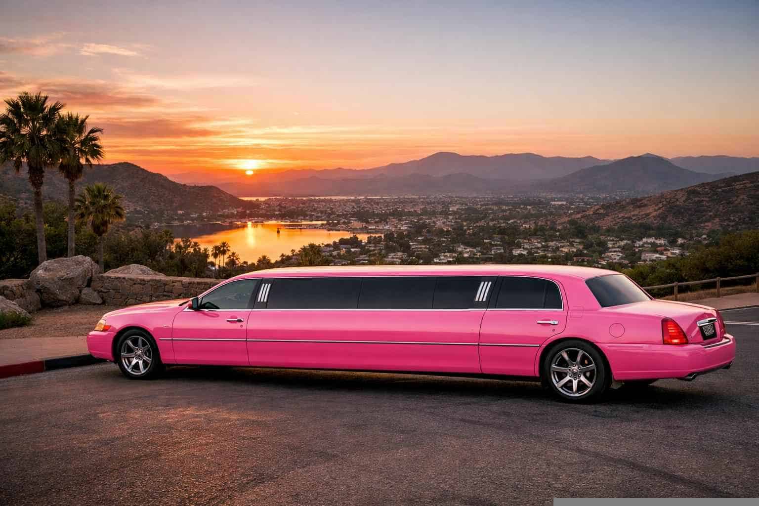 Pink Limo Rental Near Me Santee CA