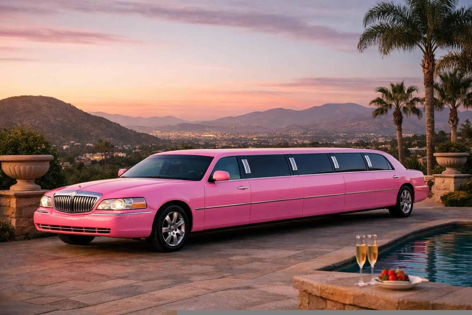 Pink Limo Rental Poway CA