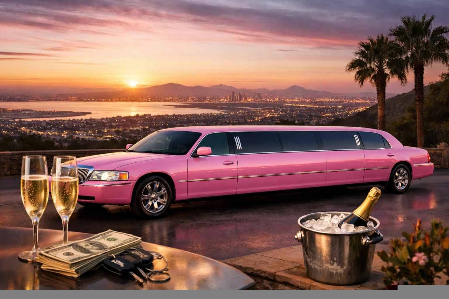 Pink Limo Rental Prices in Chula Vista CA