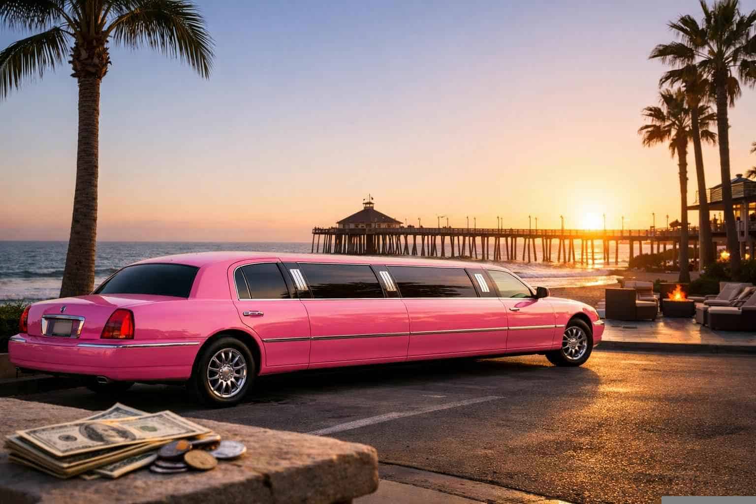 Pink Limo Rental Prices in Imperial Beach CA