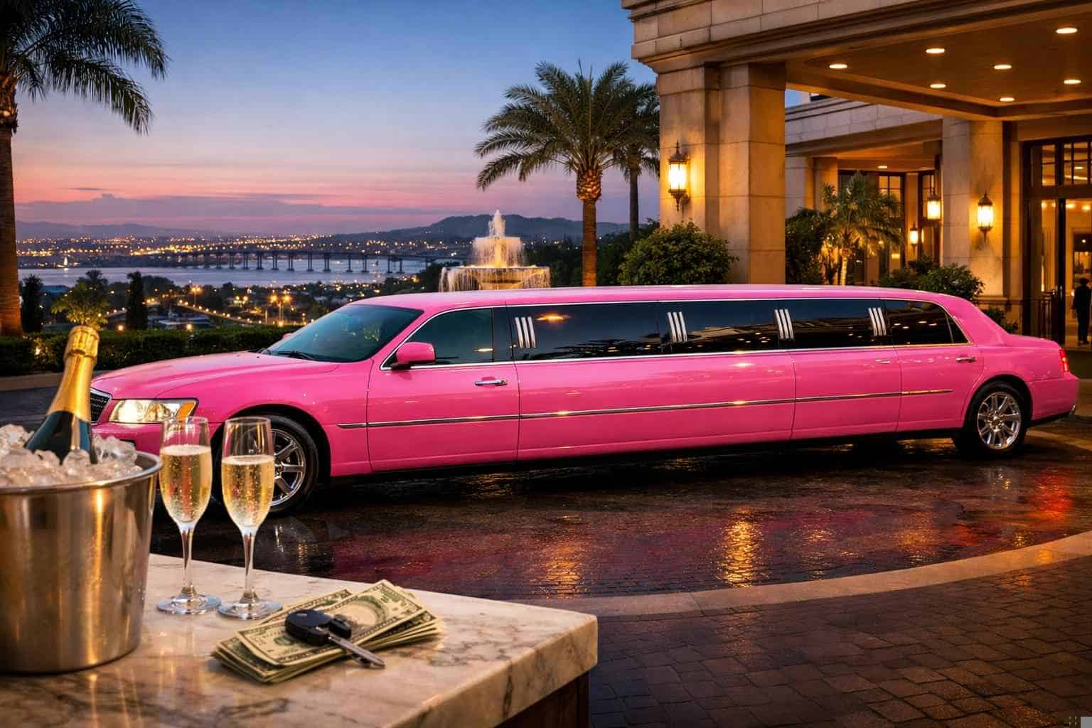 Pink Limo Rental Prices in National City CA