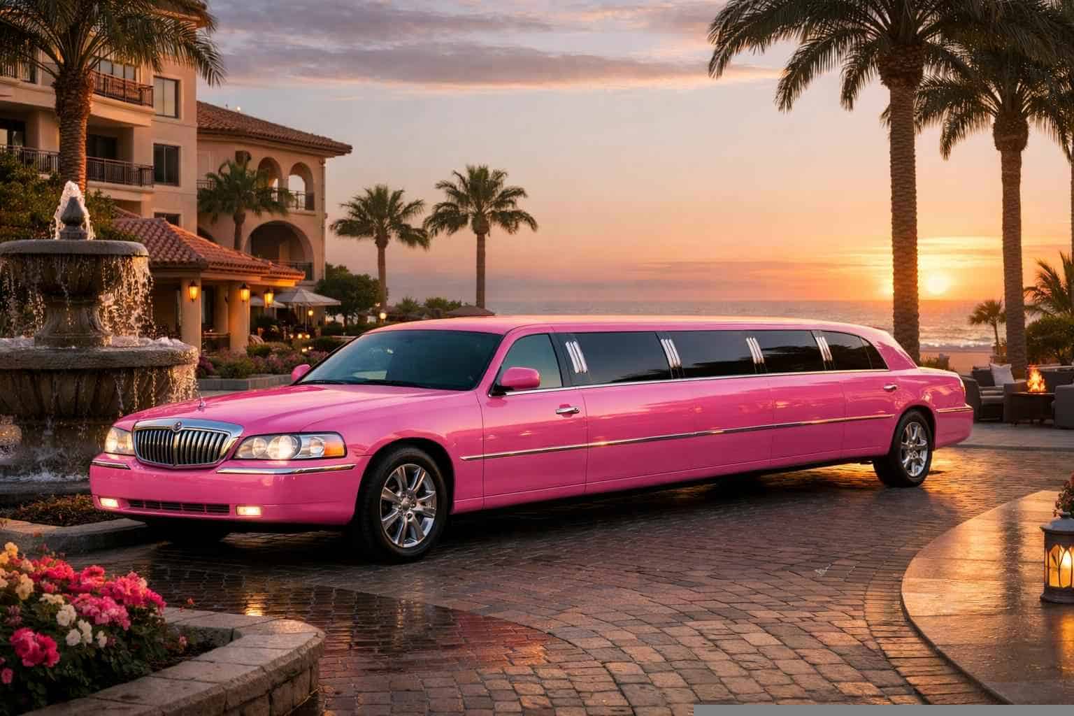 Pink Limo Rental Services In Carlsbad
