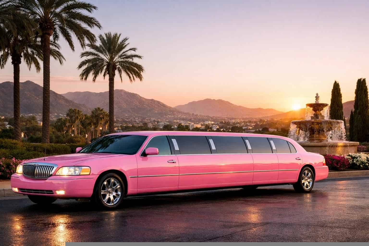 Pink Limo Rental Services in Escondido