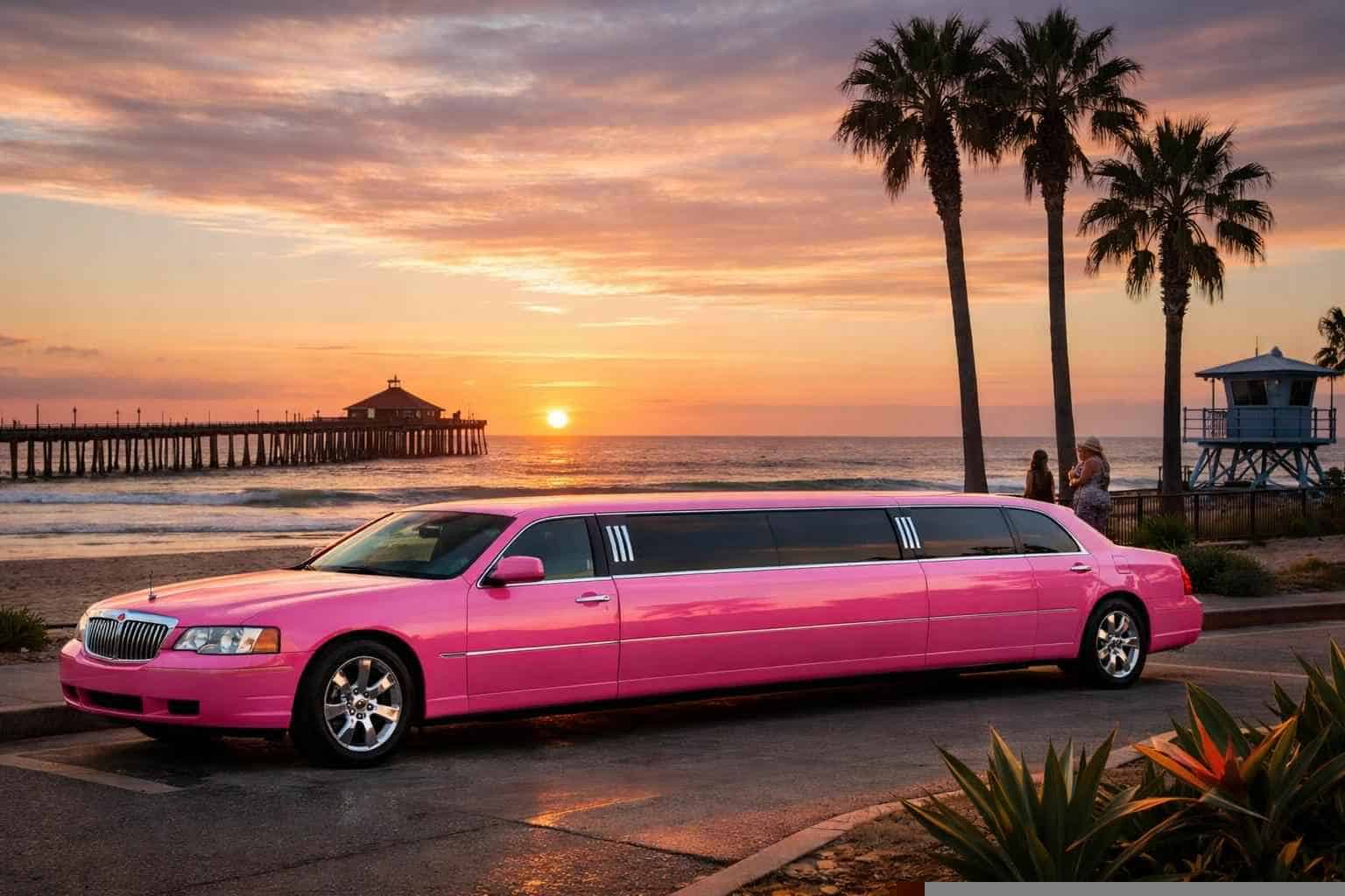 Pink Limo Rental Services in Imperial Beach