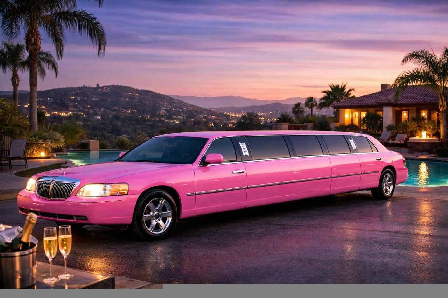 Pink Limo Rental Services in La Mesa