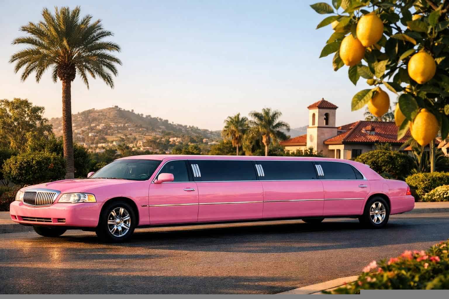 Pink Limo Rental Services in Lemon Grove