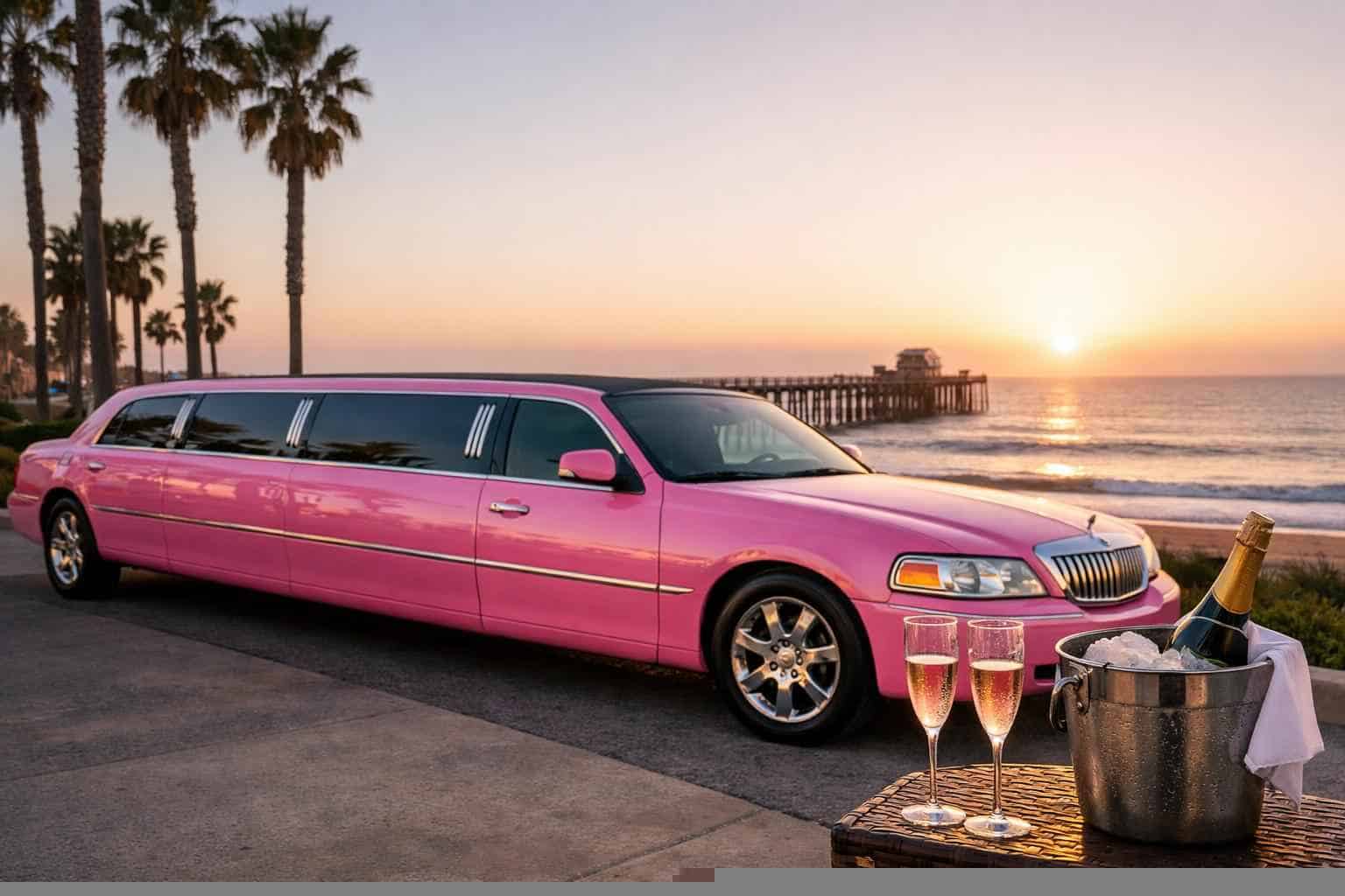 Pink Limo Rental Services In Oceanside