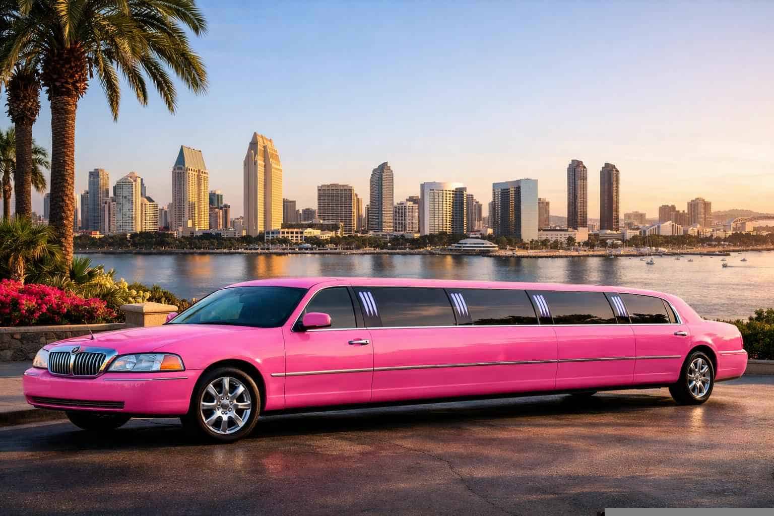 Pink Limo Rental Services in San Diego