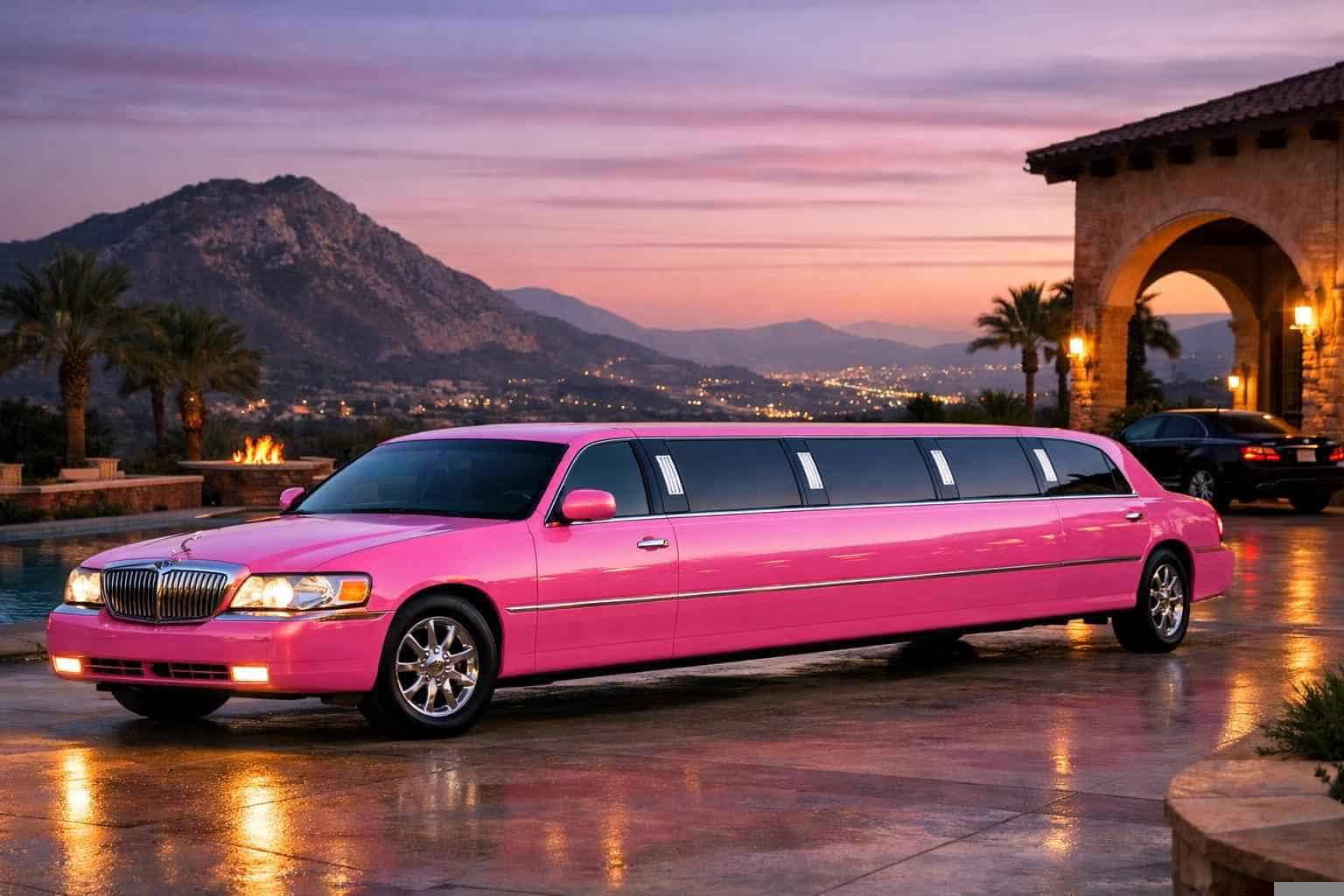 Pink Limo Rental Services in San Marcos