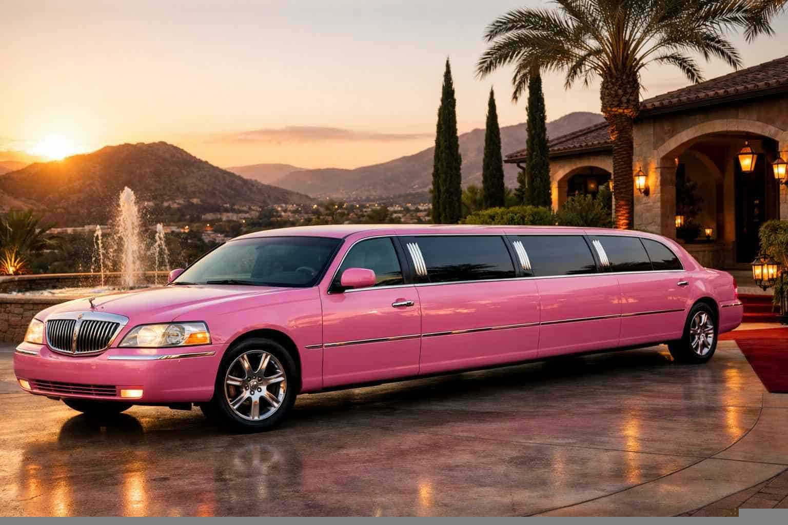 Pink Limo Rental Services in Santee