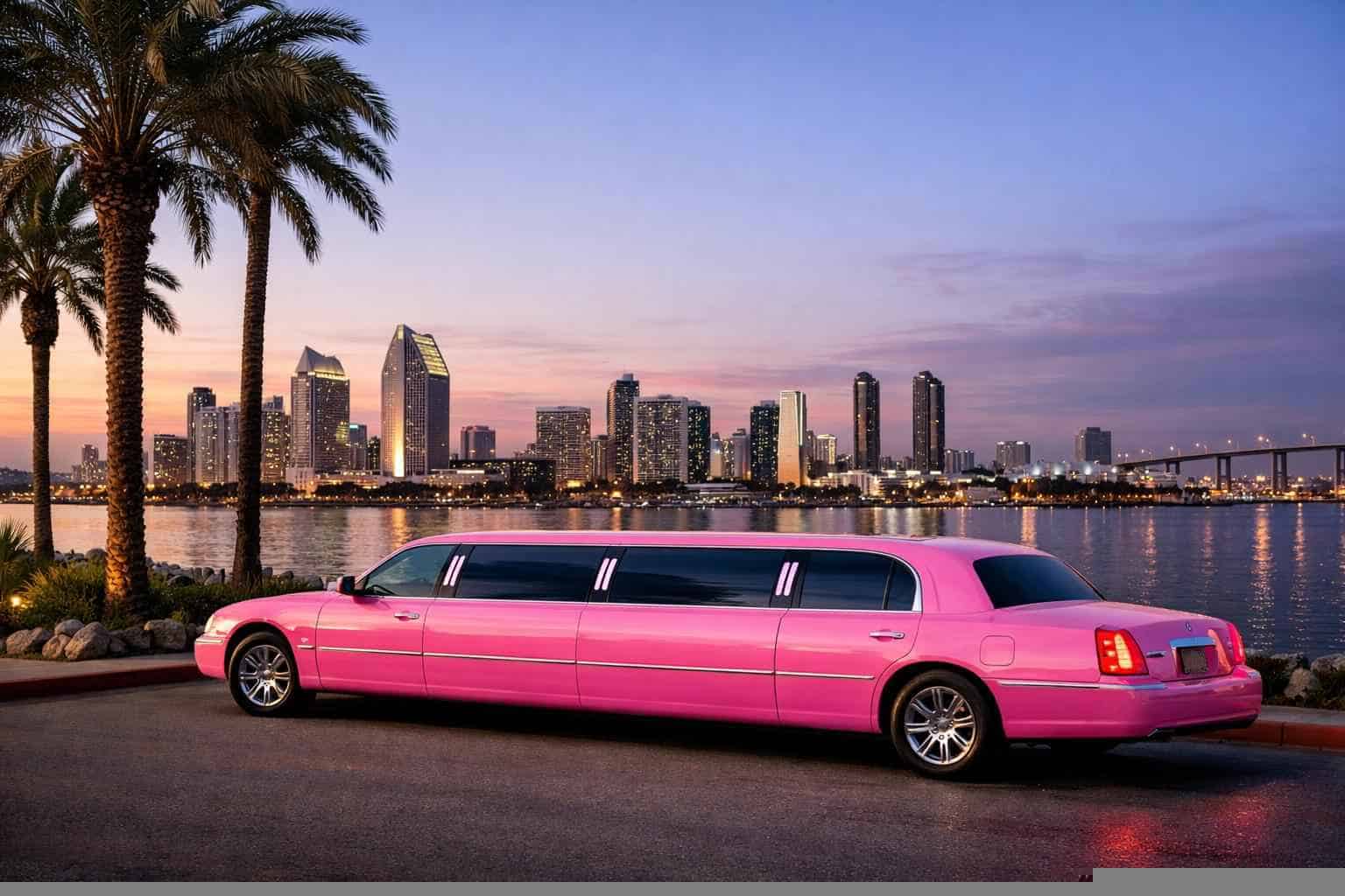 Pink Limousines in National City California