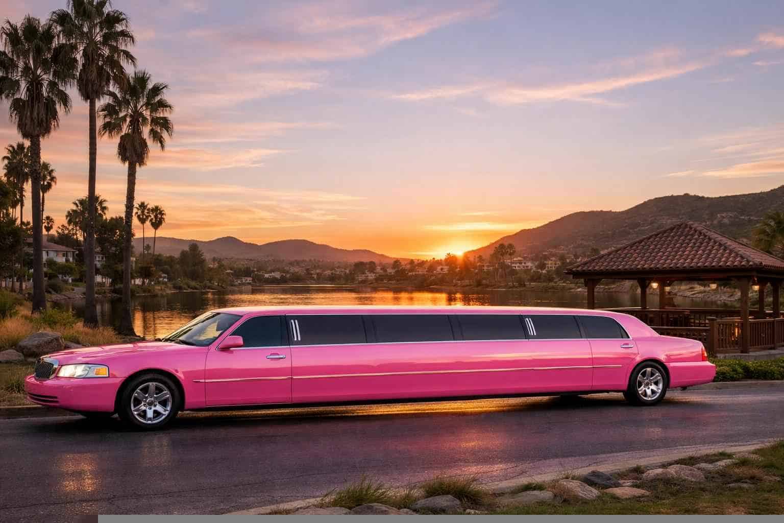 Pink Limousines in Santee California
